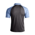 thumbnail image 7 of Fabrcox Mens Polo Shirts Short Sleeve Raglan Collared Golf Shirt Men Color Block Regular Fit Casual Sports Men Athletic Shirt Blue XL, 7 of 7