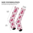 thumbnail image 2 of Lsque Peonies And Roses Pattern Sport Compression Socks for Men & Women 15-20 mmHg Knee High Nurse Pregnant Running Medical and Travel Athletic, 2 of 6
