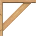 thumbnail image 3 of Ekena Millwork 3 1/2"W x 22"D x 22"H Traditional Block Smooth Bracket w/ Offset Brace, Western Red Cedar, 3 of 25