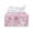 Cherry Blossom, variant on ZUXONGSY Shells Starfish Tissue Box Cover PU Leather Household Tissue Holder with Buttons Rectangular Tissue Box Cover Easy to Clean Tissue Box Holder for Table, Dresser, Countertop