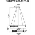 thumbnail image 3 of CWI Lighting Madeline LED Chandelier With Chrome Finish, 3 of 3