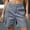 Blue, variant on Bermuda Shorts for Women Cargo Shorts Knee Length Shorts Casual Pants (Khaki L)