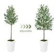 thumbnail image 4 of Artificial Olive Tree 6FT with Pot and Moss, Artificial Plants for Home Office Decor, 4 of 5