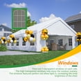 thumbnail image 5 of LiviNest 20x32 FT Party Tent: 598FT² Shade Space for 150 Guests - All-Weather Waterproof Canopy with Removable Sidewalls & 3 Storage Bags - Ideal for Backyard Weddings & Large Outdoor Events, 5 of 6