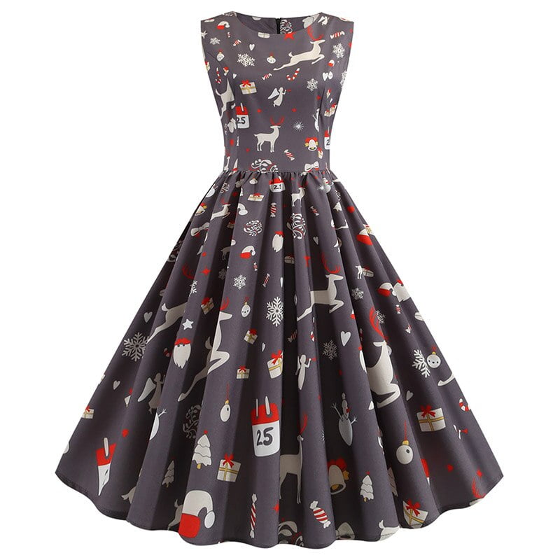 floral christmas dress