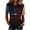 Black, variant on EANJE Women 9/11 25th Anniversary T Shirts Never Forget Raglan Shirt 2001-2026 American Flag Shoulder Crew Neck Short Sleeve Patriotic Memorial Casual Tee Pink M