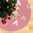 thumbnail image 5 of GZHJMY Valentine's&nbsp;Day Love Heart&nbsp;Tree&nbsp;Skirt, Double&nbsp;Layers Xmas Tree Skirts for Valentine's&nbsp;Day, Holiday Party Indoor Outdoor Home Office Ornaments, 36", 5 of 6