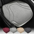 thumbnail image 1 of Funda de cojín para asiento de coche - Malla transpirable y terciopelo de cuero, mochila media 4-estaciones, 59x48 cm (Rojo/Beige/Gris/Negro), 1 of 6