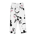 thumbnail image 4 of Balery Cute Cow and Milk Stains print Women's Pajama Pants,Ultra Lightweight Pjs,Lounge Pant-XX-Large, 4 of 9