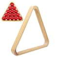 thumbnail image 4 of Billiards Ball Rack, Wooden Triangular Rhombus Frame Snooker Balls Rack Holder Pool Table Accessories, 4 of 7