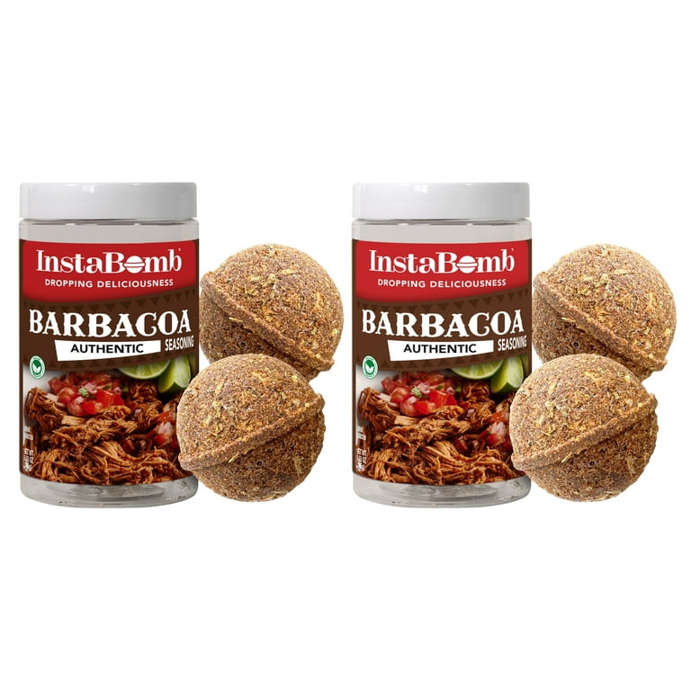 InstaBomb Barbacoa Bombs, 1 Jar, Seasoning for Slow Cookers
