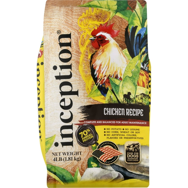 Inception Dry Dog Food Chicken Recipe Complete and Balanced Dog