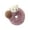Purple, variant on Fluffy Scrunchies Lovely Plush Bear Ponytail Holder Elastics Durable Furry Ball Hair Bands Cute Hair Accessories