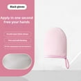 thumbnail image 3 of Plush Body Lotion Applicator Gloves with Hanging Rope for Even Cream Application and Hygienic Drying, 3 of 8
