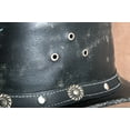 thumbnail image 5 of Lrg Hilason Hand Made Split Antique Leather Crushable Hat 3 In Brim, 5 of 5