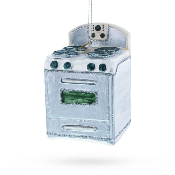 Stove Glass Christmas Ornament