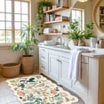 thumbnail image 6 of YOUFORTONG 2x3 Washable Floral Area Rug,Non Slip Soft Thin Carpet for Entryway Bathroom Bedroom Farmhouse Dorms,Cream, 6 of 6