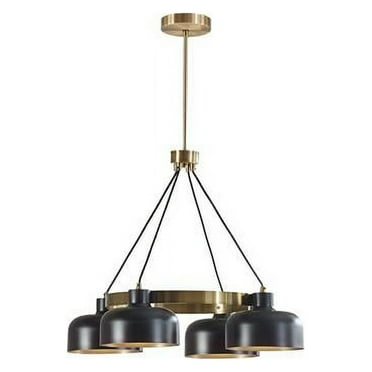 4-Light Mid-Century Chandelier, Belen Kox