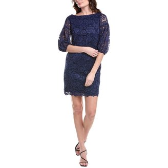 Vince Camuto womens Jacquard A-Line Dress, 10, Red - Walmart.com