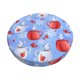 thumbnail image 1 of Balery coffee love cup winter Fundas de asiento para taburete de bar redondo de tela de terciopelo ajustables que protegen de arañazos y manchas para sillas de 14 a 17 pulgadas.-12 inch, 1 of 7