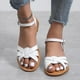 thumbnail image 1 of Zapatillas de verano para mujer, zapatos informales para mujer, sandalias ligeras de fondo plano Wmkox8yii nm9299, 1 of 6