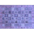 thumbnail image 1 of Ahgly Company Machine Washable Indoor Rectangle Abstract Blue Modern Area Rugs, 2' x 3', 1 of 4