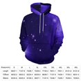 thumbnail image 2 of Starry Night Sky Glow Men's Women New Sweatshirt Hoodie Men's Plus Size Sweatshirt Hooded Sweatshirt 3d Printed Street Men's Cloth, 2 of 6