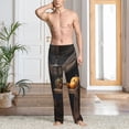 thumbnail image 6 of Lsque Modern Skull Sisters Print Men's Pajama Pants, Lounge Pant - Comfortable Home Wear,Elastic Waistband, Stylish Design-Large, 6 of 9