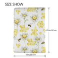 thumbnail image 3 of Pofeuu Sweet Honey Print Travel Document Organizer Passport Holder Men Women for Family (6.5 in x 4.5 in),Wallet Holder Credit Card Clutch Bag Case, 3 of 5