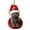 Multicolor F, variant on Apeya 2D Acrylic Christmas Cat Ornaments Cute Santa Hat Pendant Decor Christmas Tree Ornaments Clear Hanging Decorations For Home Holiday Festive