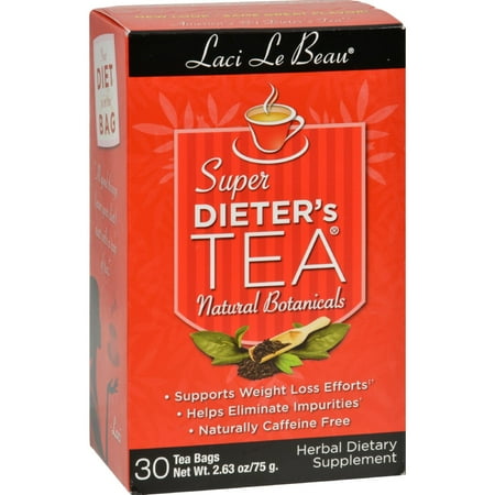 Laci Le Beau Super Dieter's Detox Tea Bags, 30 Ct