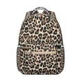 thumbnail image 1 of Animal Print Students Backpack Leopard Cheetah Pattern with Glitter Texture Fashionable School Bag for Students, 1 of 6