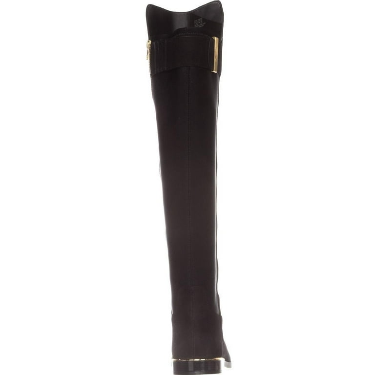 Designer Calvin Klein Women s Priya Over the Knee Black Suede Boots Walmart