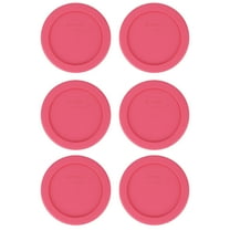 Pyrex 7202-PC 1-Cup Electric Pink Food Storage Replacement Lid (6-Pack)