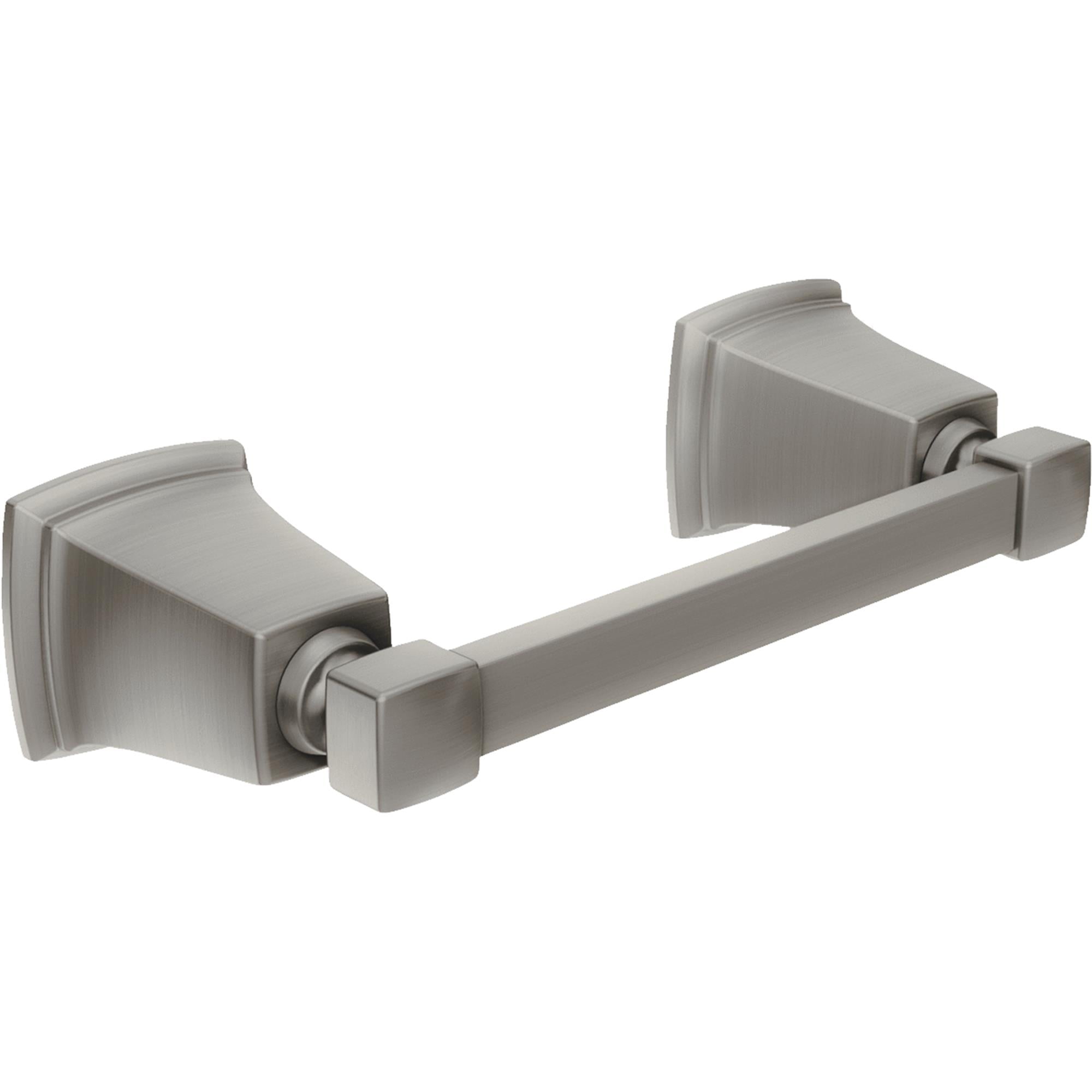 Plumbing & Fixtures Caldwell Mainstays Tissue Holder Bath Satin Nickel Toilet Paper Holders