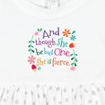 thumbnail image 4 of Inktastic 1st Birthday 1 Year Old Girl She is Fierce Girls Baby Dress, 4 of 5