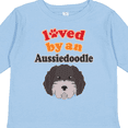 thumbnail image 4 of Inktastic Aussiedoodle Dog Gift Boys or Girls Long Sleeve Toddler T-Shirt, 4 of 5