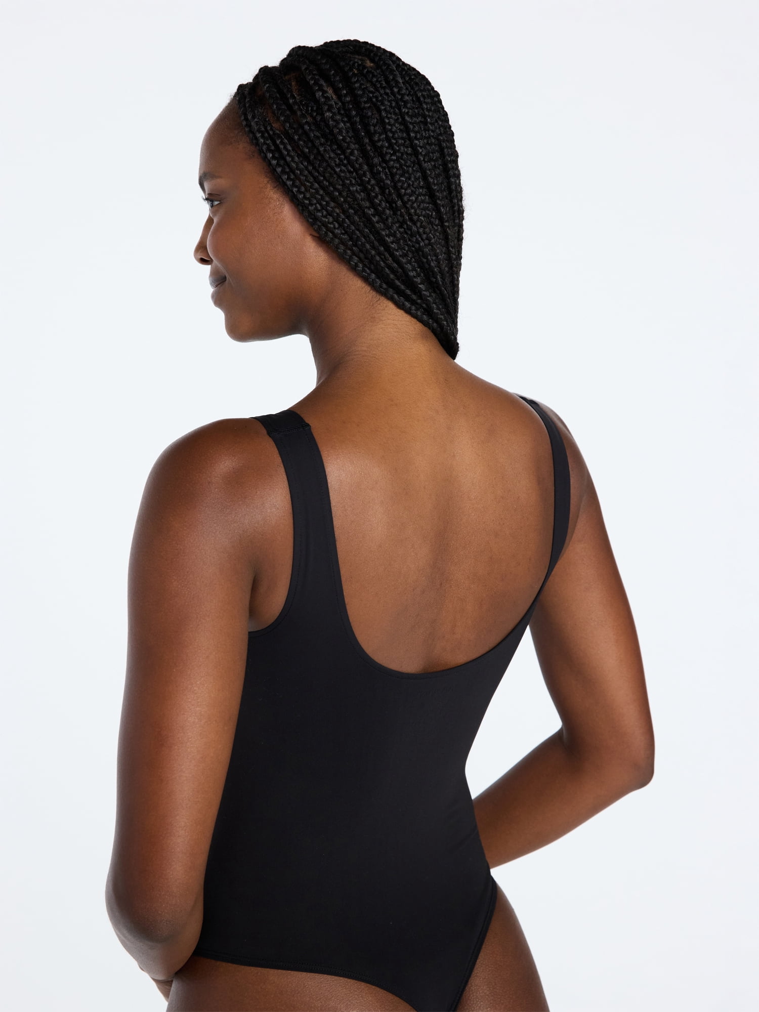 Joyspun Women's Everyday Seamless Bodysuit, Sizes S-XXXL