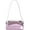 Purple, variant on Silver Metallic Evening Bag for Women Sparkly Y2k Silver Purse Handbag Crossbody Tote Shoulder Bag