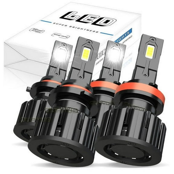 LED Headlight High Low Beam Bulbs 6000K Cool White for 2015-2020 Chevrolet Suburban