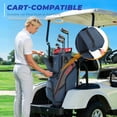 thumbnail image 6 of Sturdum 15-Way Golf Cart Bag, Rubber-Grip Organizer Top with Full-Length Dividers, 7.9 lb Golf Bag with 12 Pockets, Cooler Pocket & Rain Cover, 6 of 7