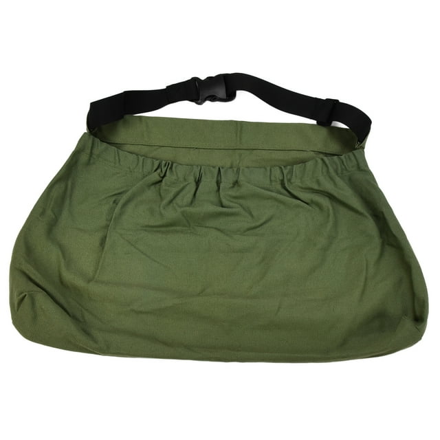 Orchard Sac de Cueillette Taille Pendaison Réglable Oxford Tissu Moisson Tablier pour Jardin Extérieurmilitaire Vert
