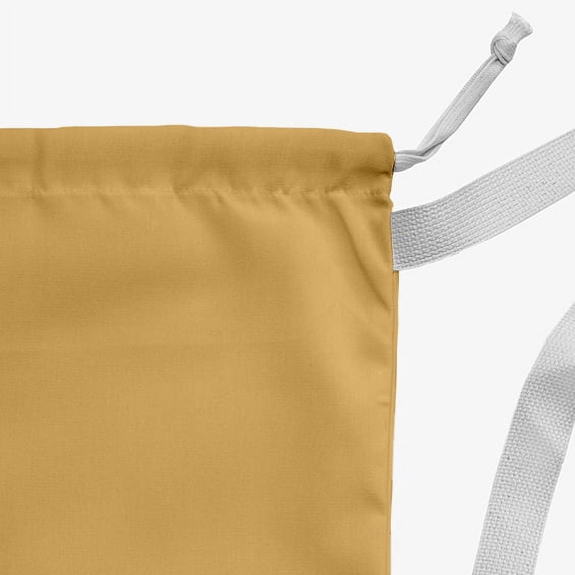 Simply Daisy Peace 18 x 29 in Yellow Laundry Bag