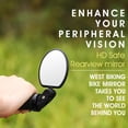 thumbnail image 2 of Mountain Rearview Mirror ,Wide Range ,Rotatable Handlebar Mounted ,Bike Oval, 2 of 8