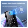thumbnail image 3 of Wooden Door Fingerprint Password Electronic Smart Lock Automatic Deadbolt Lock for Home Entry Door ,Keyless Entry Design, 3 of 5