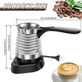 thumbnail image 2 of PEACNNG Turkish Coffee Maker Stainless Steel Turkish Coffee Pot with Foldable Handle 500ml Large Capacity Electric Turkish Coffee Maker for Home Traveling, 2 of 11