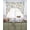White, variant on Teal Orange Eucalyptus Swag Curtains for Living Room/Bedroom Windows, Spring Botanical Leaves Kitchen Curtains and Valances Set 36 Inch Length, Light Filtering Swags Valance Curtain Panels