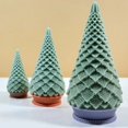 thumbnail image 3 of Molde de silicona para velas de torre de pino de varios tamaños, molde de resina para macetas de plantas DIY, decoración de pastel de Chocolate, regalos de navidad, 3 of 4