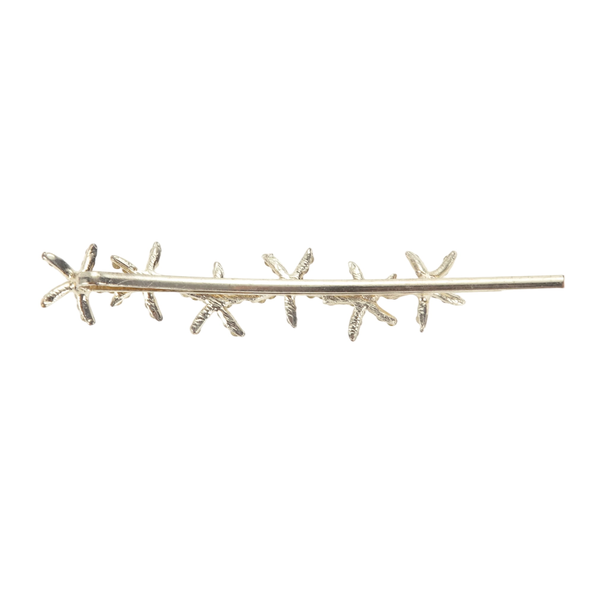 Unique Bargains Star Bobby Pin Set 1 Pair Hair Accessories Silver Tone
