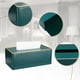 thumbnail image 3 of Caja de pañuelos faciales de cuero PU Dinheiro, caja de pañuelos, caja de pañuelos húmedos, oficina/automóvil/hogar, 3 of 5